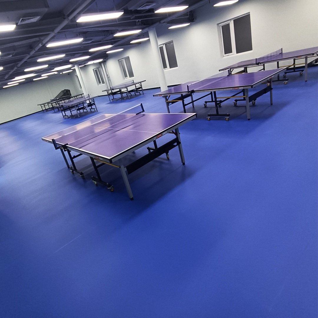 PVC卓球フロア クロス柄 TC-DXBW45