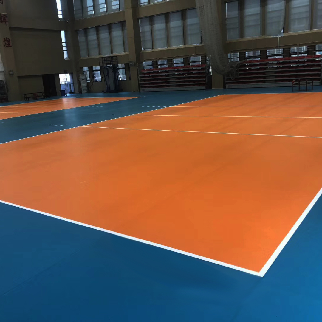 PVCバレーボールフロア 4.5mm 宝石模様 TC-DXBS45