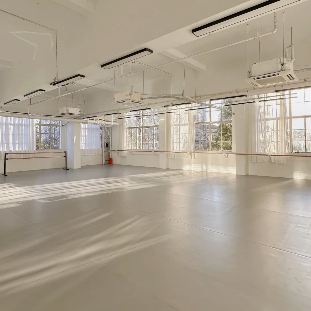 ダンスルームのPVC床