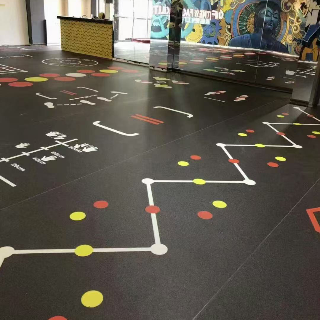 ジムのカスタムPVCフローリング