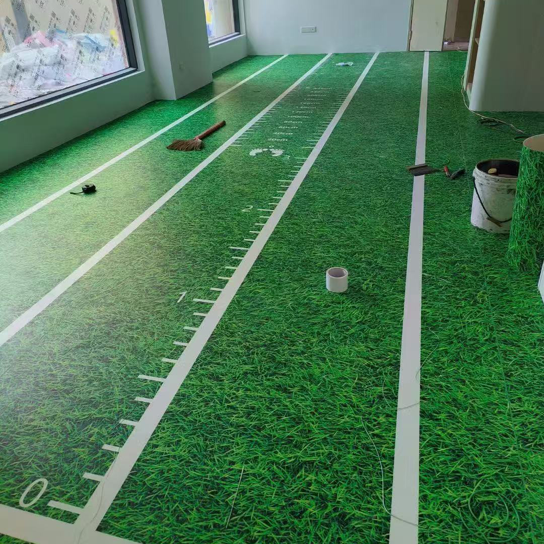 ジムのカスタムPVCフローリング