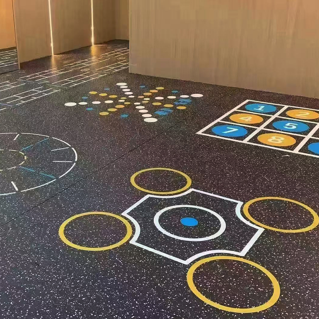 ジムのカスタムPVCフローリング