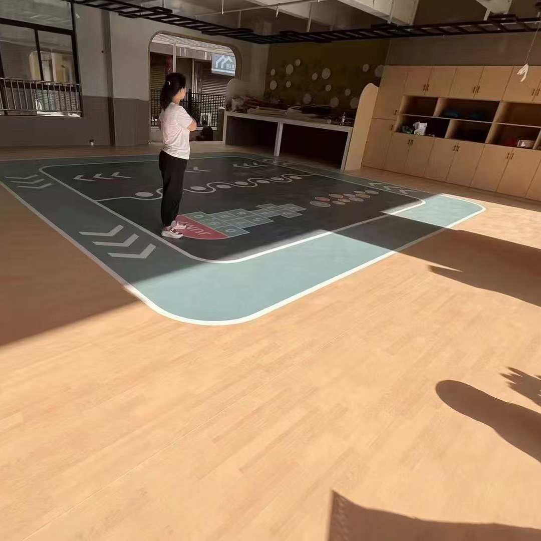 ジムのカスタムPVCフローリング