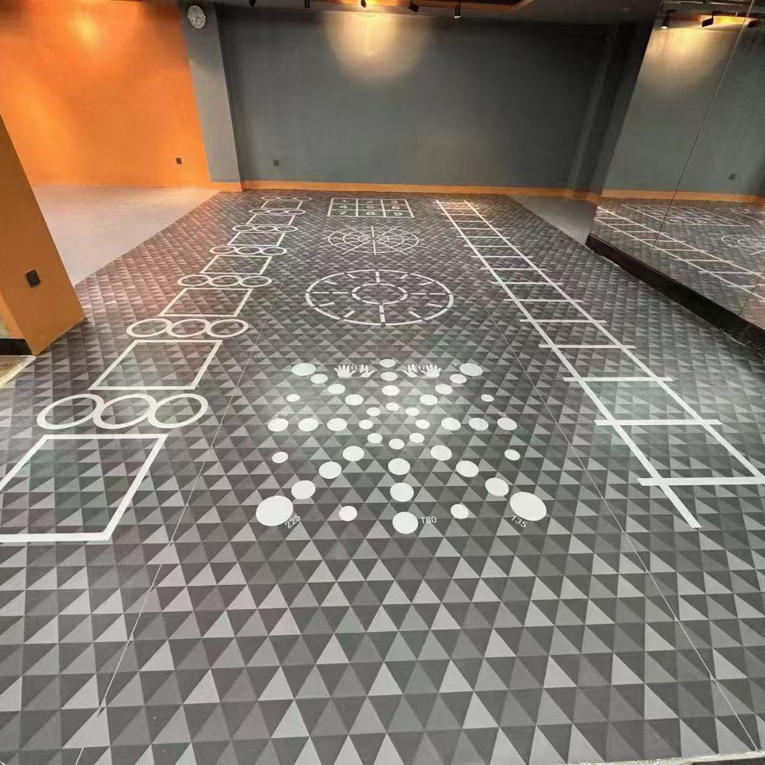 ジムのカスタムPVCフローリング