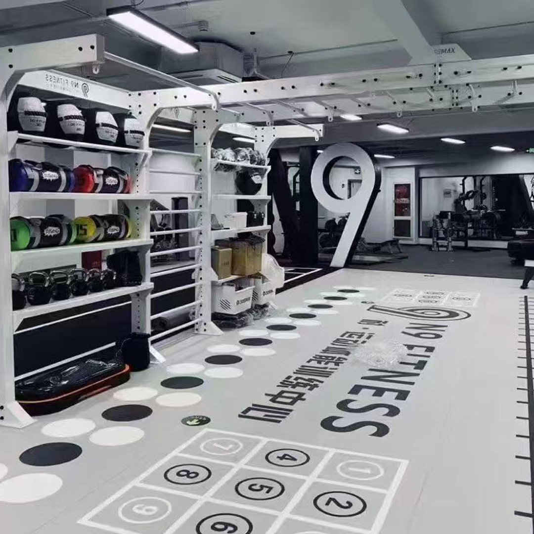 ジムのカスタムPVCフローリング