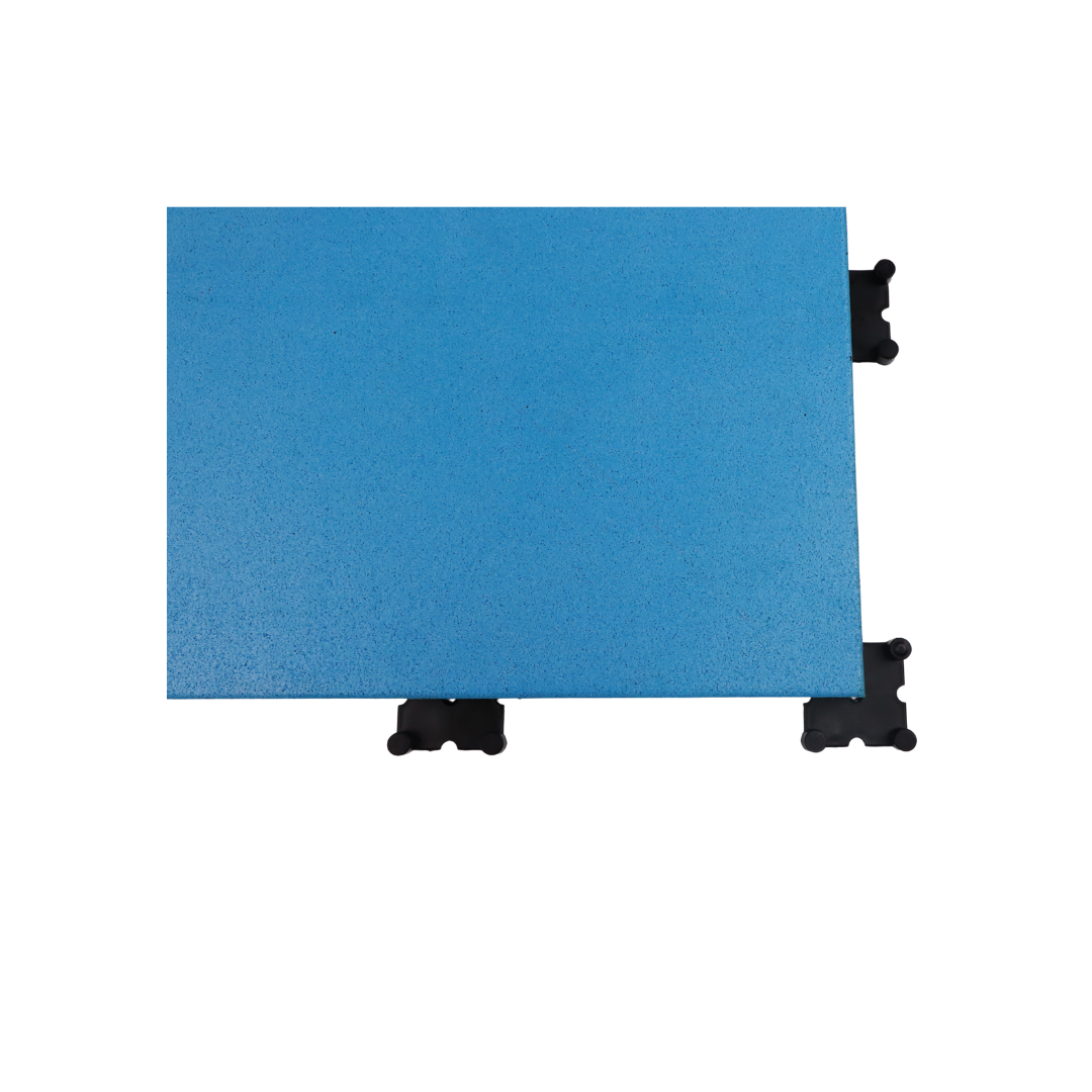 100%カラーポイント複合ゴム床タイル