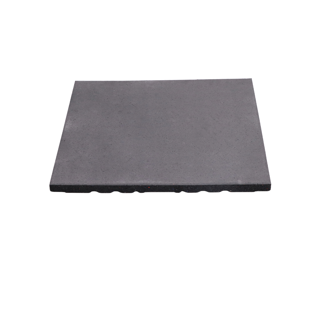 100%カラーポイント複合ゴム床タイル